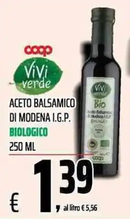 Coop Aceto Balsamico di Modena I.G.P. Biologico offerta