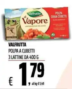 Coop Valfrutta polpa a cubetti offerta
