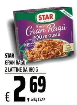Coop Star Gran Ragù Extra Gusto offerta