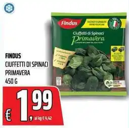 Coop Findus Ciuffetti di Spinaci Primavera offerta