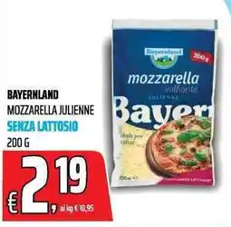 Coop Mozzarella julienne senza lattosio offerta