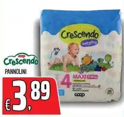 Coop Pannolini Crescendo offerta