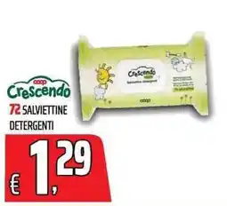 Coop Crescendo salviettine detergenti offerta