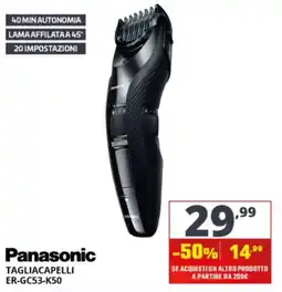 Comet Panasonic tagliacapelli offerta