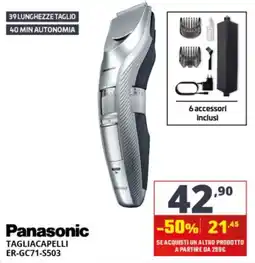 Comet Panasonic tagliacapelli offerta