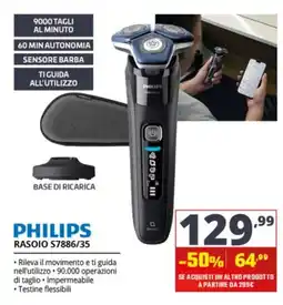 Comet Philips Rasoio S7886/35 offerta