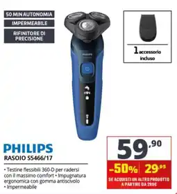 Comet Philips Rasoio S5466/17 offerta