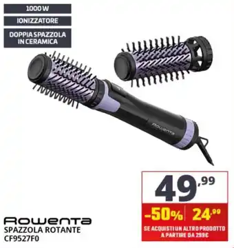 Rowenta spazzola rotante