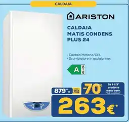 Euronics Ariston caldaia matis condens plus 24 offerta