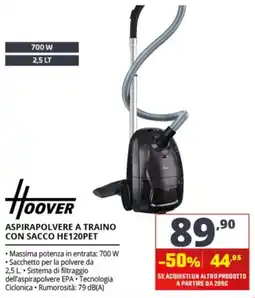 Comet Hoover aspirapolvere a traino con sacco offerta