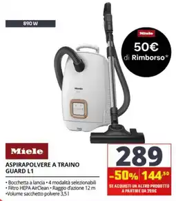 Comet Miele Aspirapolvere a traino Guard L1 offerta