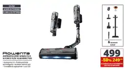 Comet Rowenta Aspirapolvere Senza Filo X-Force Flex offerta