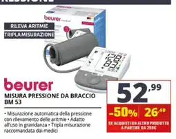 Comet beurer misura pressione da braccio bm 53 offerta