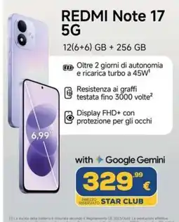 Euronics Redmi Note 17 5G offerta