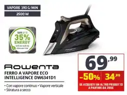 Comet Rowenta ferro a vapore eco intelligence offerta