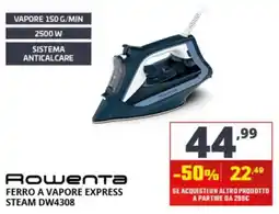 Comet Rowenta ferro a vapore express steam dw4308 offerta