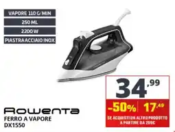 Comet Rowenta ferro a vapore DX1550 offerta