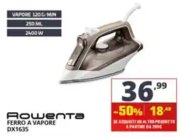 Comet Rowenta ferro a vapore DX1635 offerta
