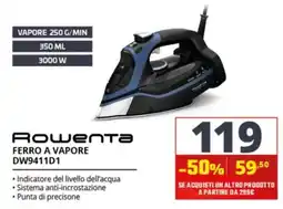 Comet Rowenta ferro a vapore DW9411D1 offerta