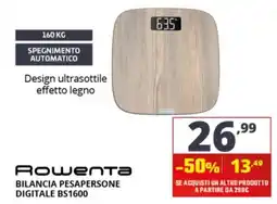 Comet Rowenta bilancia pesapersone digitale bs1600 offerta