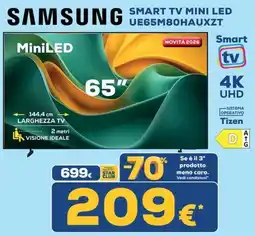 Euronics Samsung 65" Smart TV Mini LED offerta