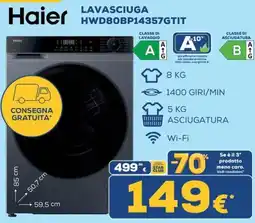 Euronics Haier Lavasciuga offerta