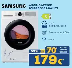 Euronics Samsung Asciugatrice offerta