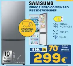 Euronics Samsung frigorifero combinato offerta