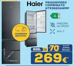 Euronics Haier frigorifero combinato offerta