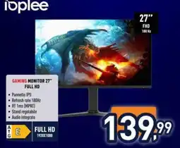 Unieuro Toplee Gaming Monitor 27" offerta