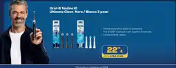 Euronics Oral-B Testine iO Ultimate Clean Nero/ Bianco offerta