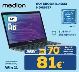 Euronics Medion Notebook offerta