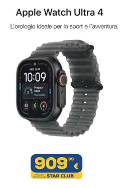 Euronics Apple Watch Ultra 4 offerta