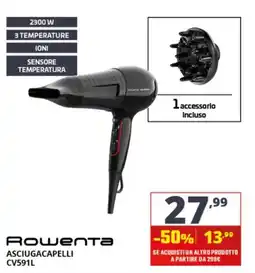 Comet Rowenta asciugacapelli CV591L offerta