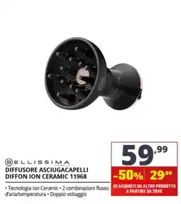 Comet Diffusore asciugacapelli Diffon ion ceramic 11968 offerta
