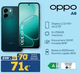 Euronics Oppo A6 offerta