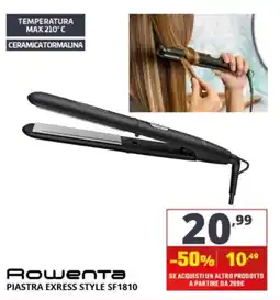 Comet Rowenta Piastra Express Style SF1810 offerta