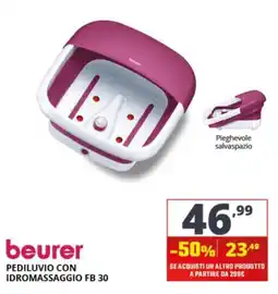 Comet Beurer pediluvio con idromassaggio fb 30 offerta