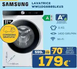 Euronics Samsung Lavatrice offerta