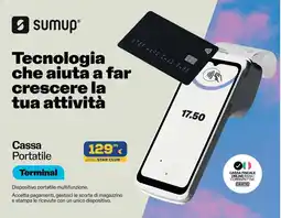 Euronics Sumup Cassa Portatile Terminal offerta