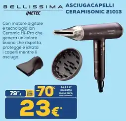 Euronics Bellissima Asciugacapelli Ceramisonic offerta
