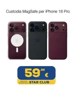 Euronics Custodia MagSafe per iPhone 18 Pro offerta