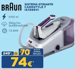 Euronics Braun sistema stirante carestyle 7 offerta