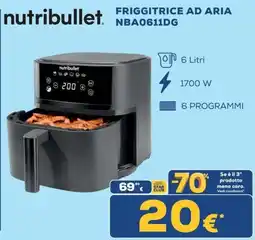 Euronics Nutribullet friggitrice ad aria offerta