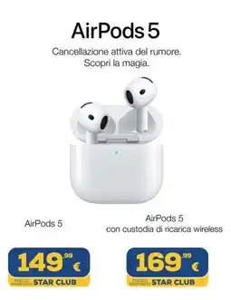Euronics AirPods 5 offerta