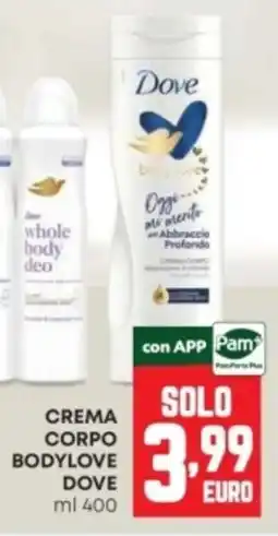 Panorama Crema corpo Bodylove Dove offerta