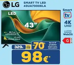 Euronics LG 43" Smart TV LED offerta