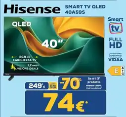 Euronics Hisense Smart TV QLED offerta