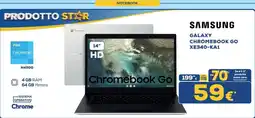 Euronics Samsung Galaxy Chromebook Go offerta