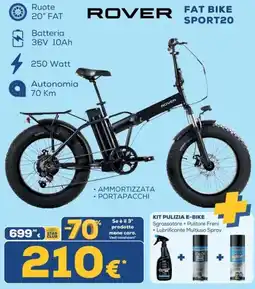 Euronics Rover Fat Bike Sport20 offerta